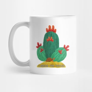 I Break For Turtles in desert Mug